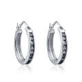 Wedding Silver Hoop Earring (SH-E0235)